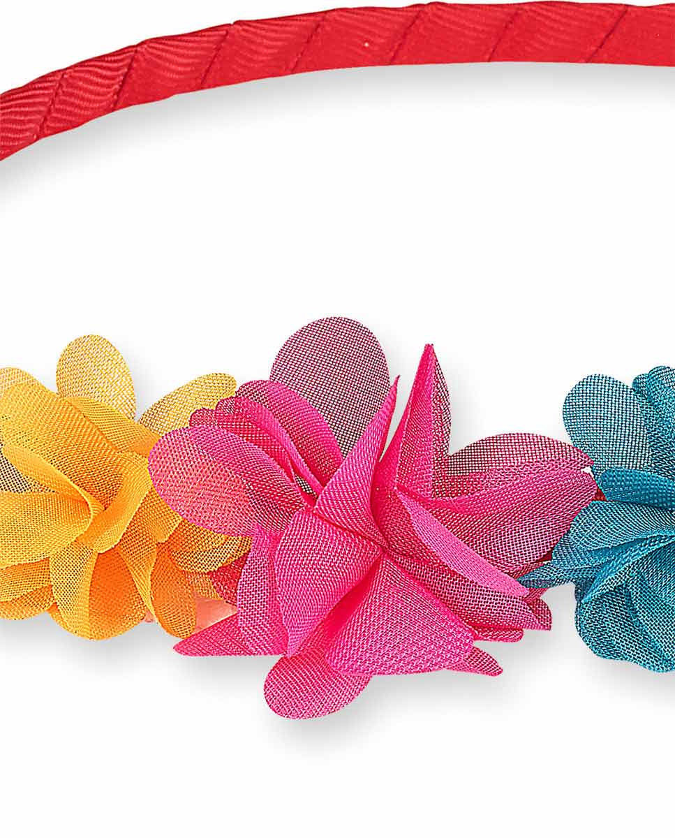 Diadema rígida roja niña Besties