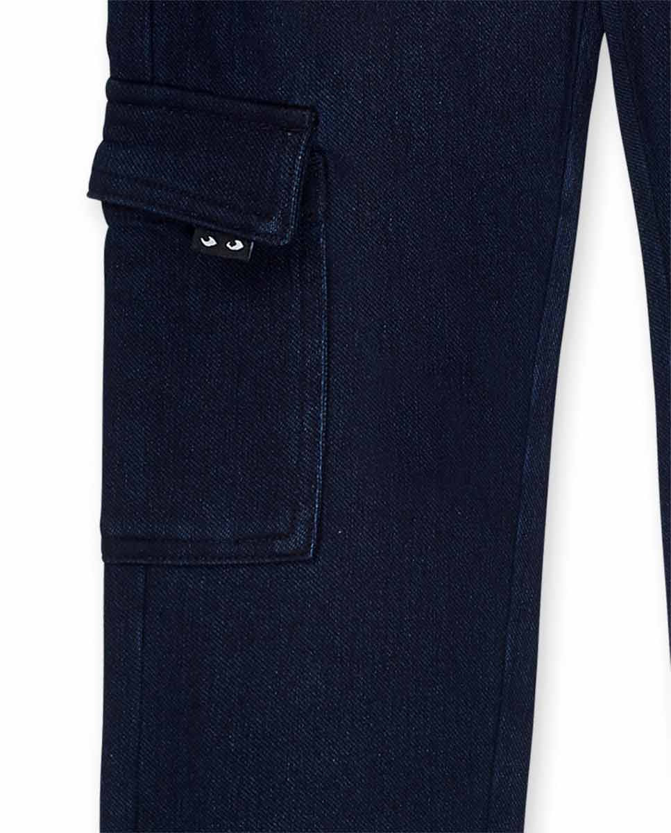 Pantalón punto azul de niño Another Challenge