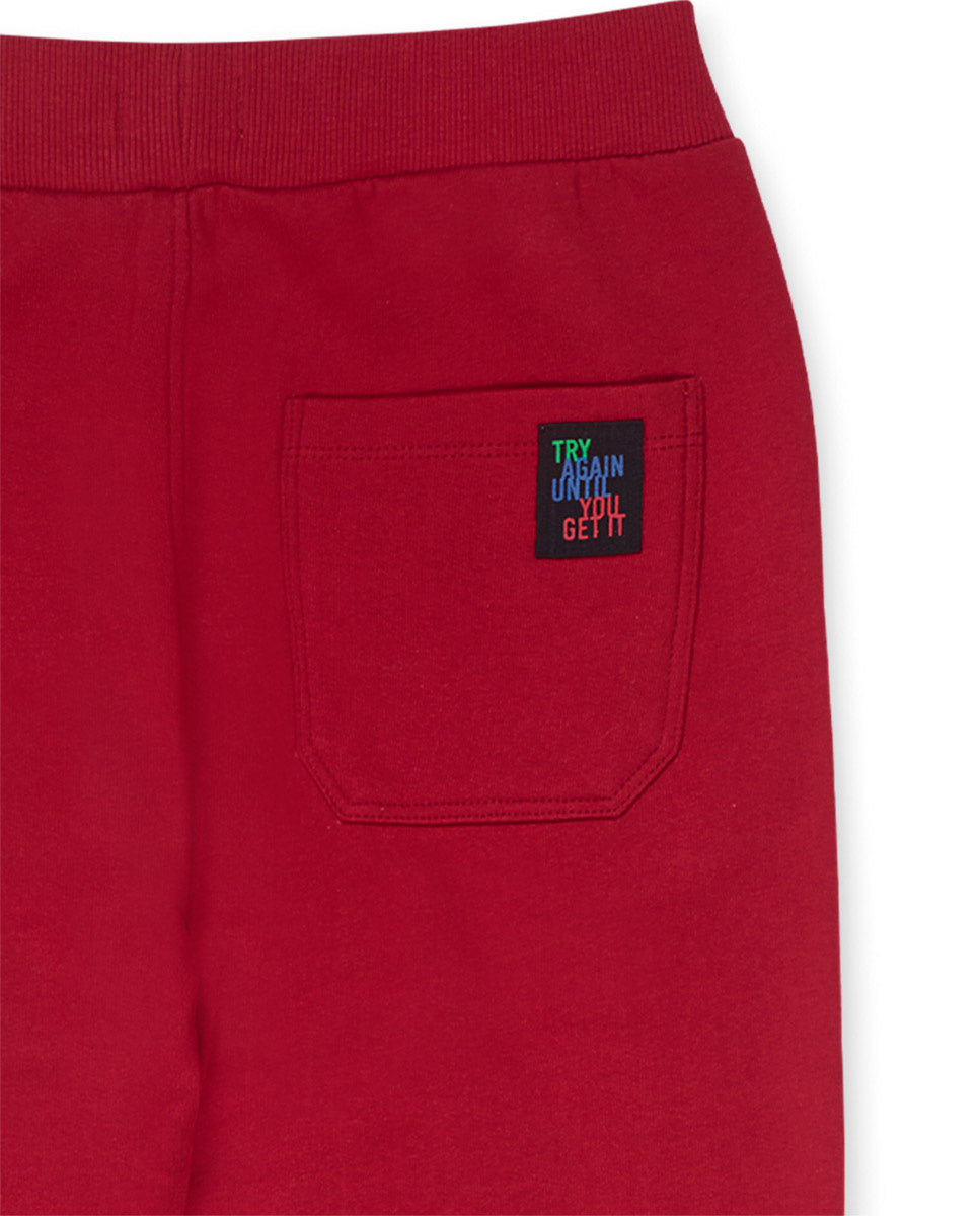 Pantalón punto rojo niño Another Challenge