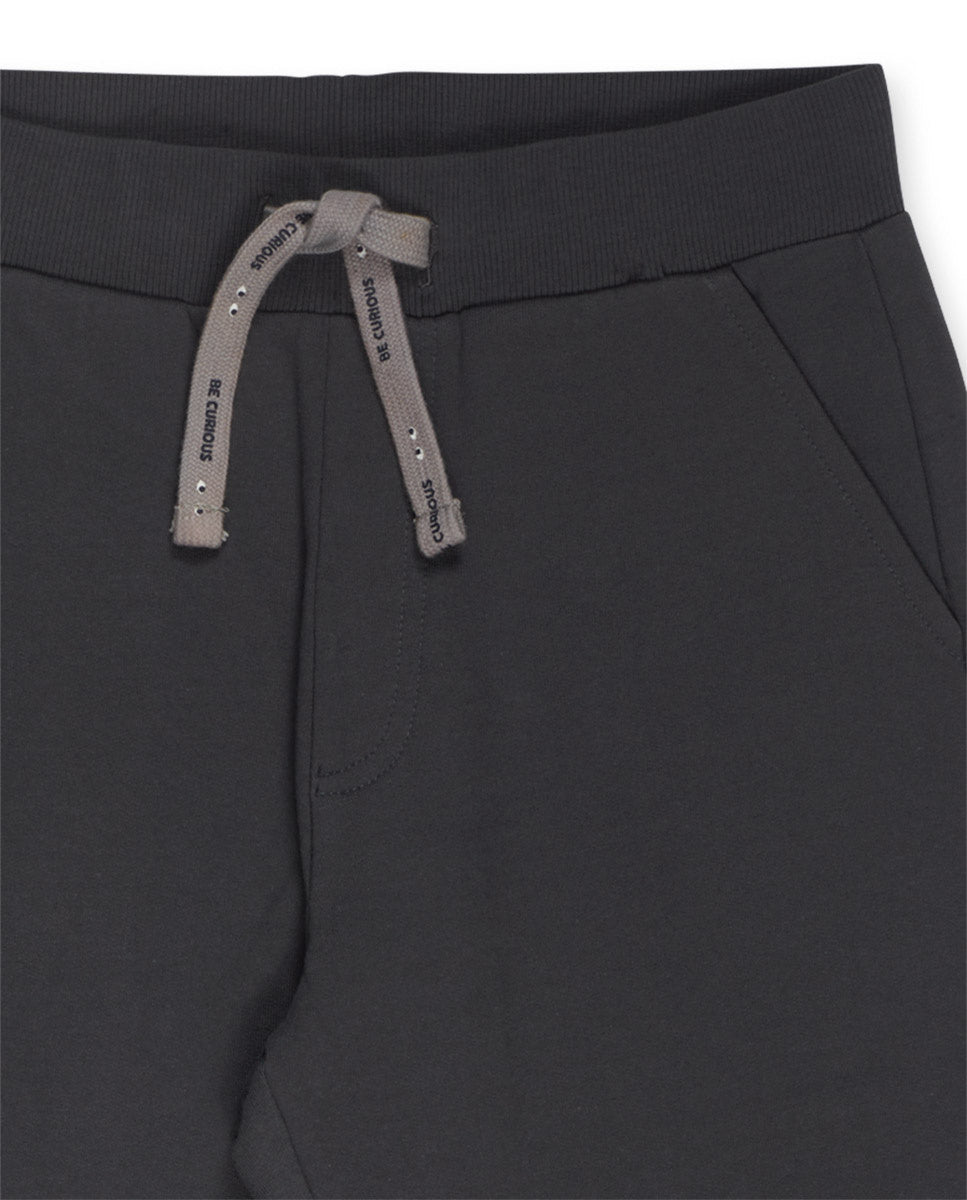 Pantalon punto gris niño Basics