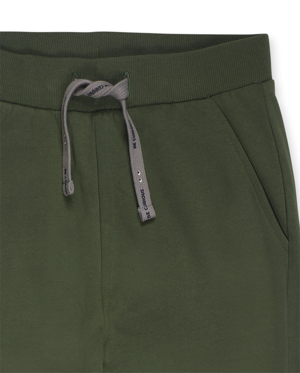 Pantalon punto verde niño Basics