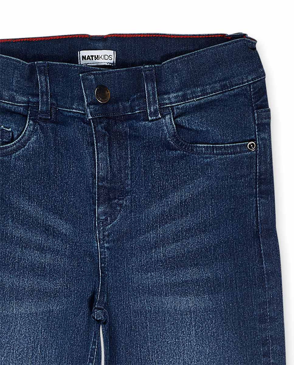 Pantalón plana azul niño Creative Minds