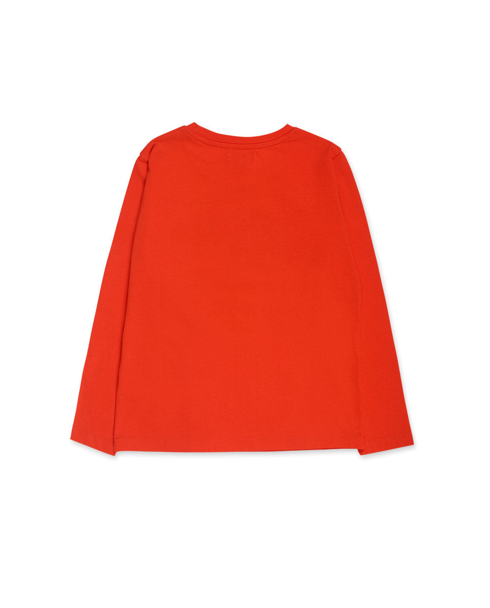 Camiseta punto naranja niño Creative Minds