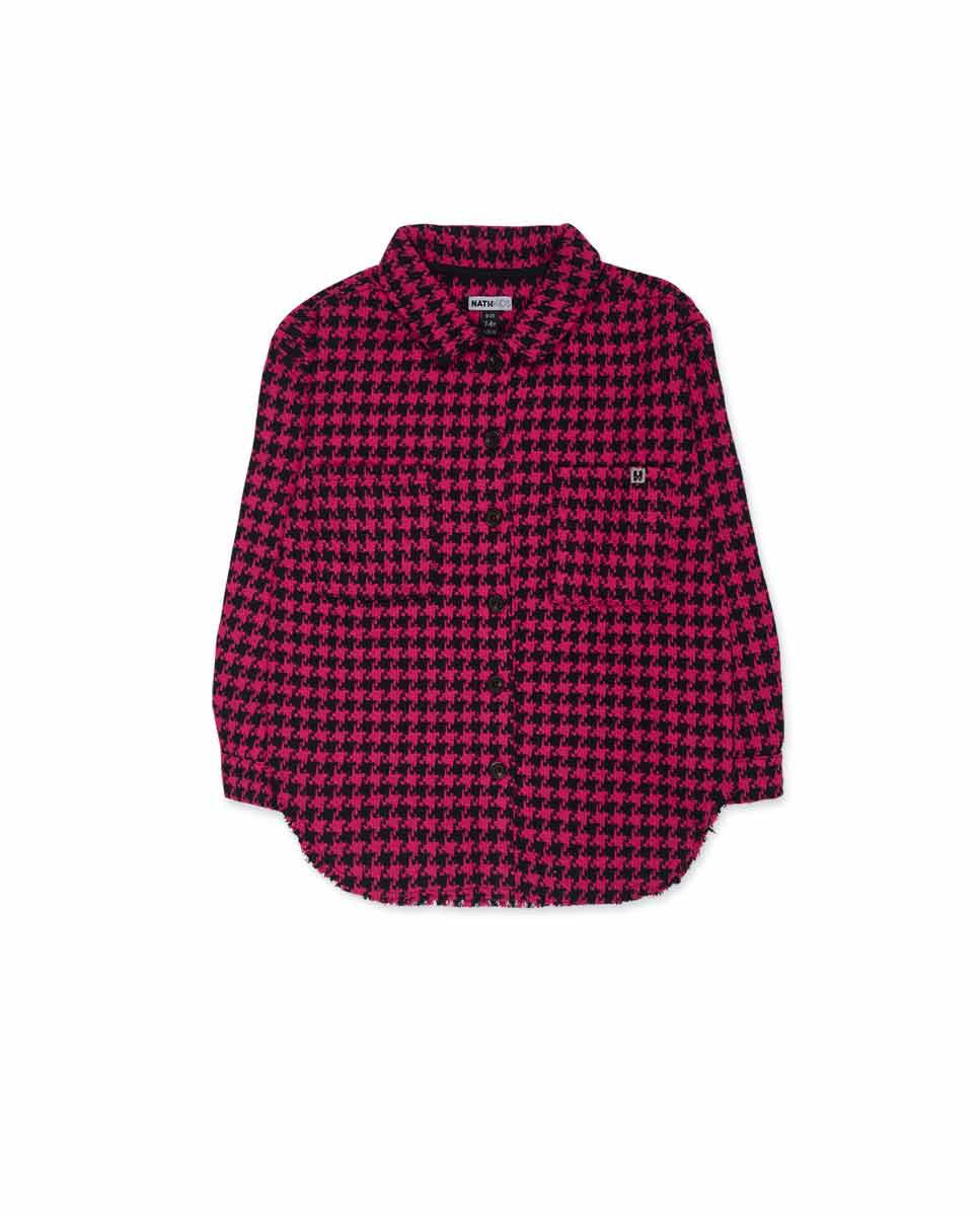 Camisa plana rosa niña Dark Romance