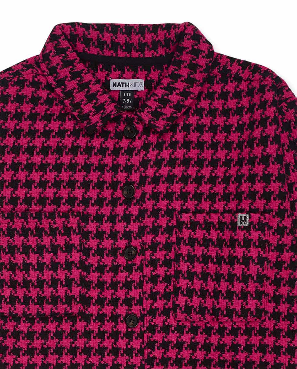 Camisa plana rosa niña Dark Romance