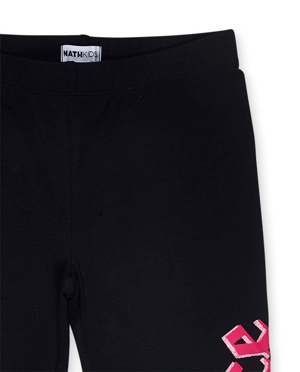 Legging punto negro niña Dark Romance