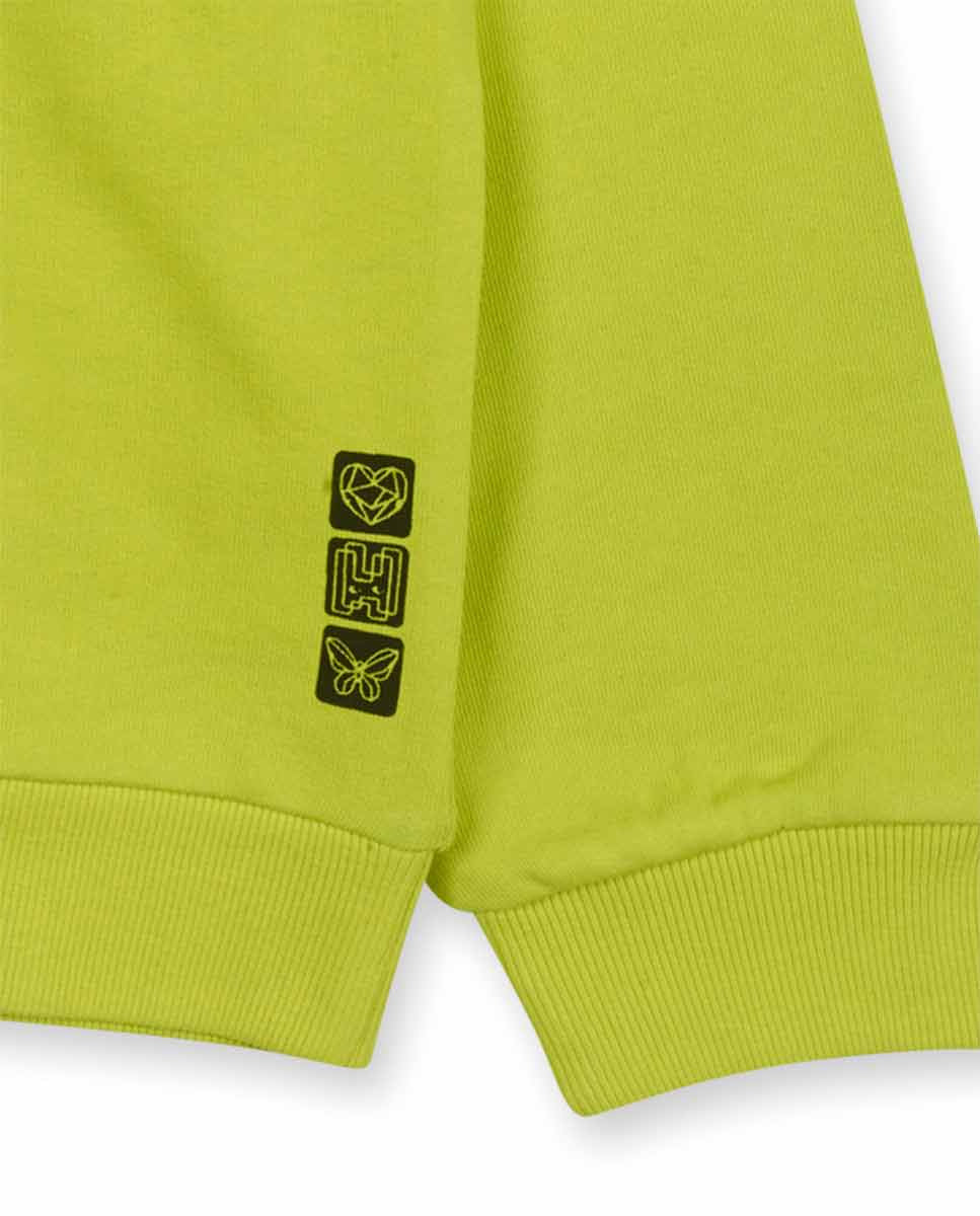 Sudadera punto amarilla niña Digital Dreamer