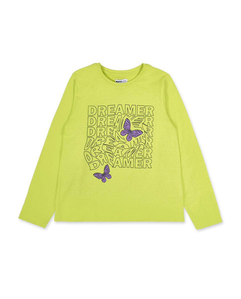 Camiseta punto amarillo niña Digital Dreamer