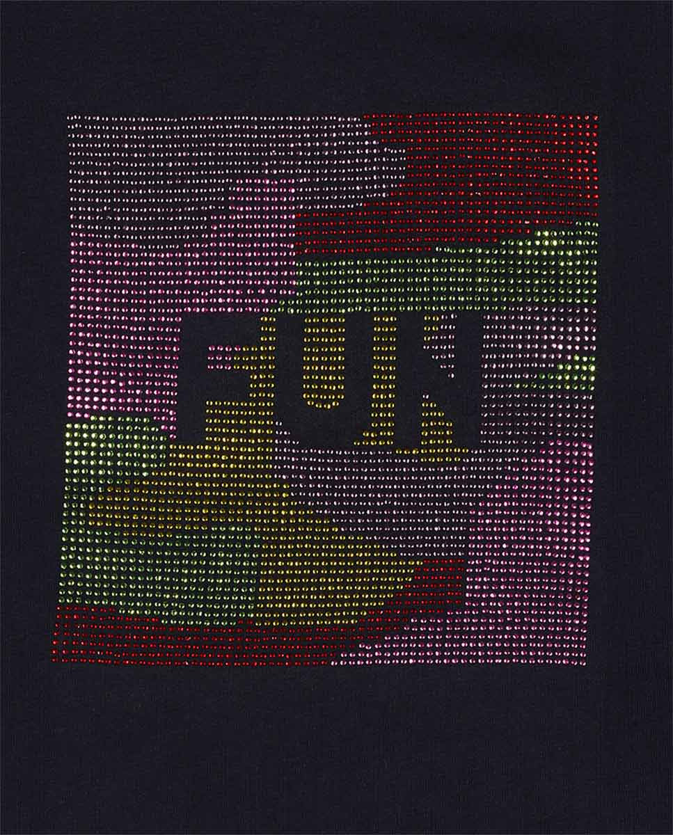 Sudadera punto azul niña Funky Mood