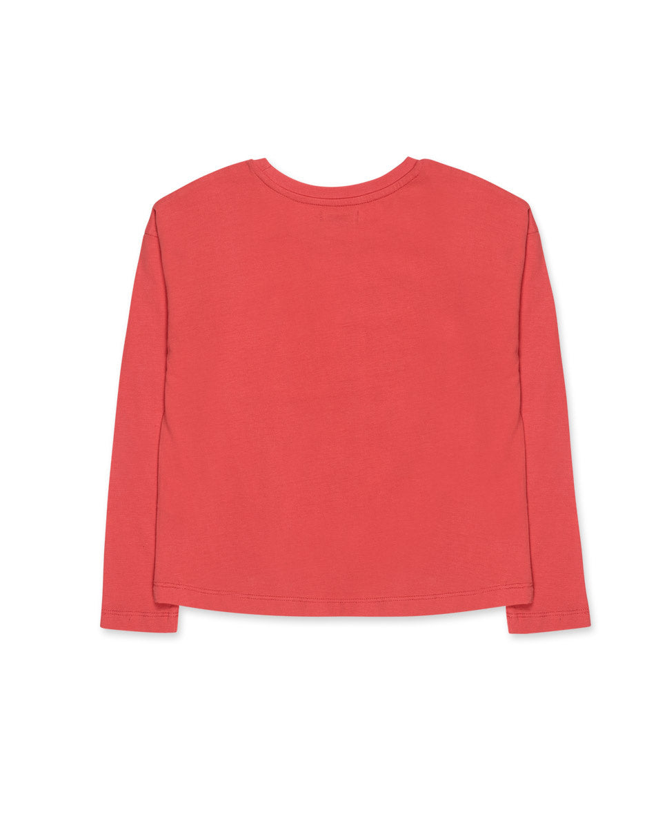 Camiseta punto salmon niña Funky Mood