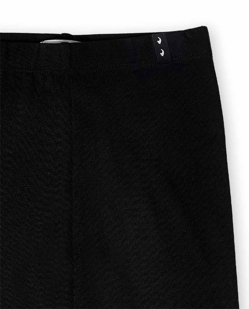Legging punto negro niña Basico