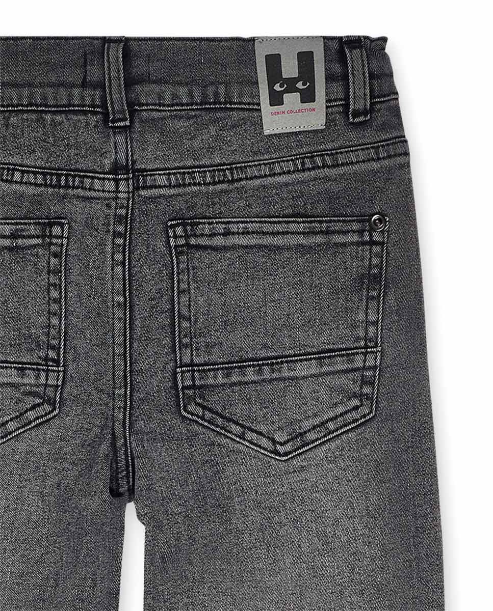 Pantalón plana negro niño Let's Rock Together