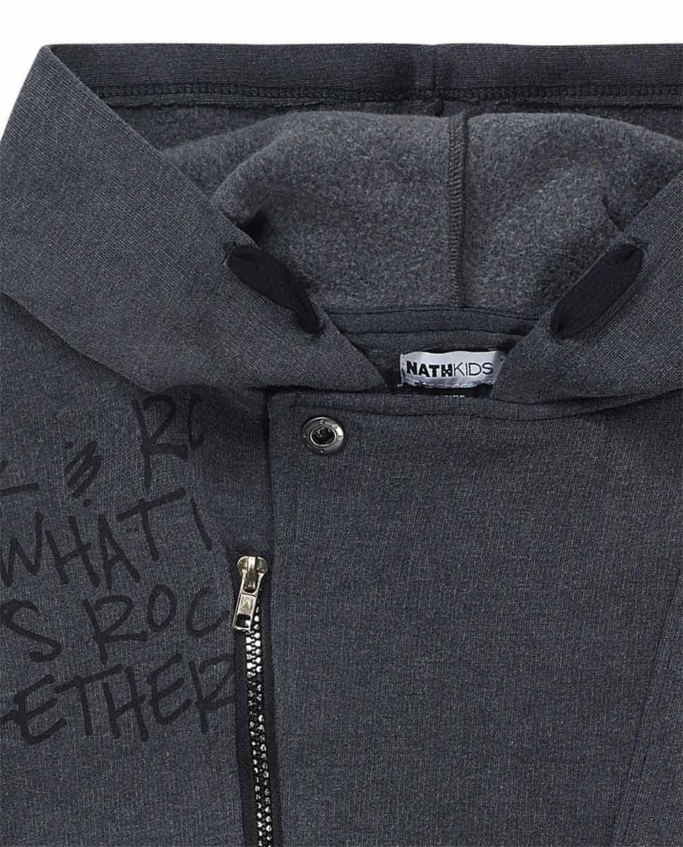 Sudadera negra niño Let's Rock Together