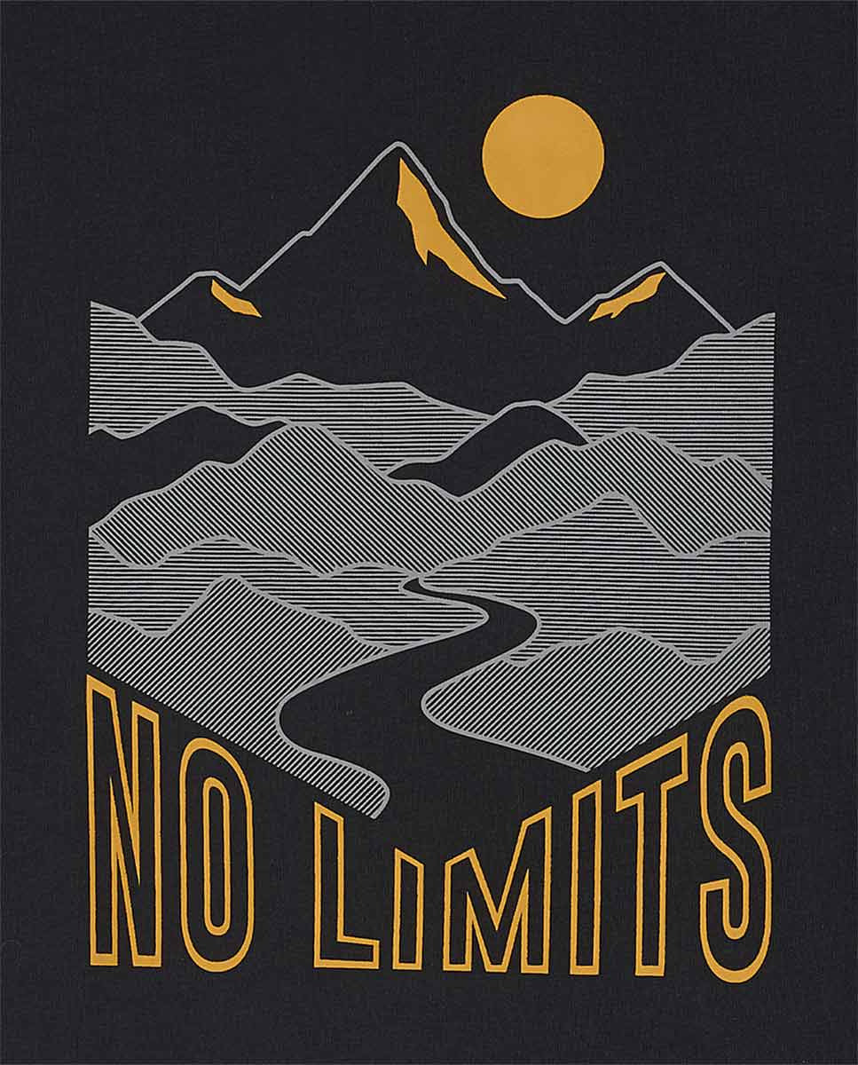 Camiseta punto negro niño New Horizons