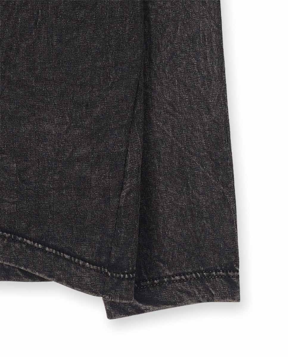 Camiseta punto gris niña No Rules