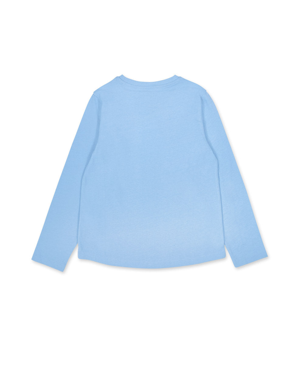 Camiseta punto azul niña No Rules