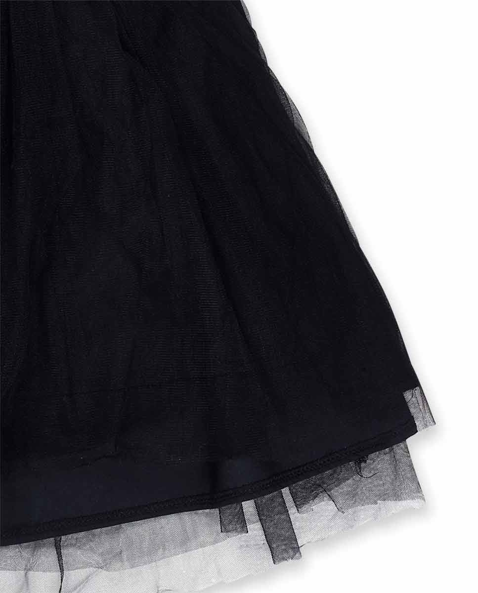 Peto plana negro niña Starlight