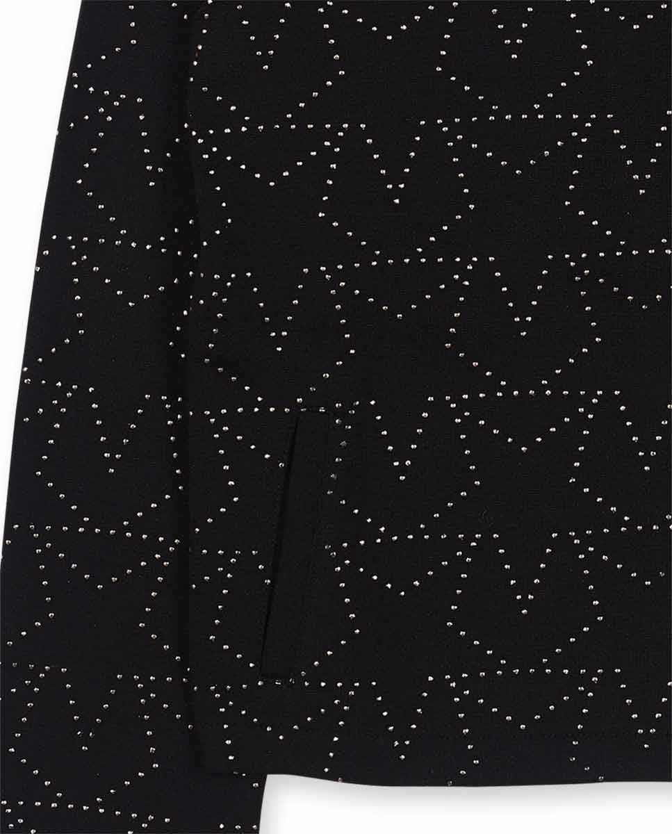 Cazadora punto negro niña Starlight