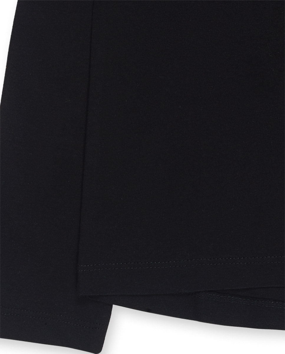 Camiseta punto negro niña Starlight