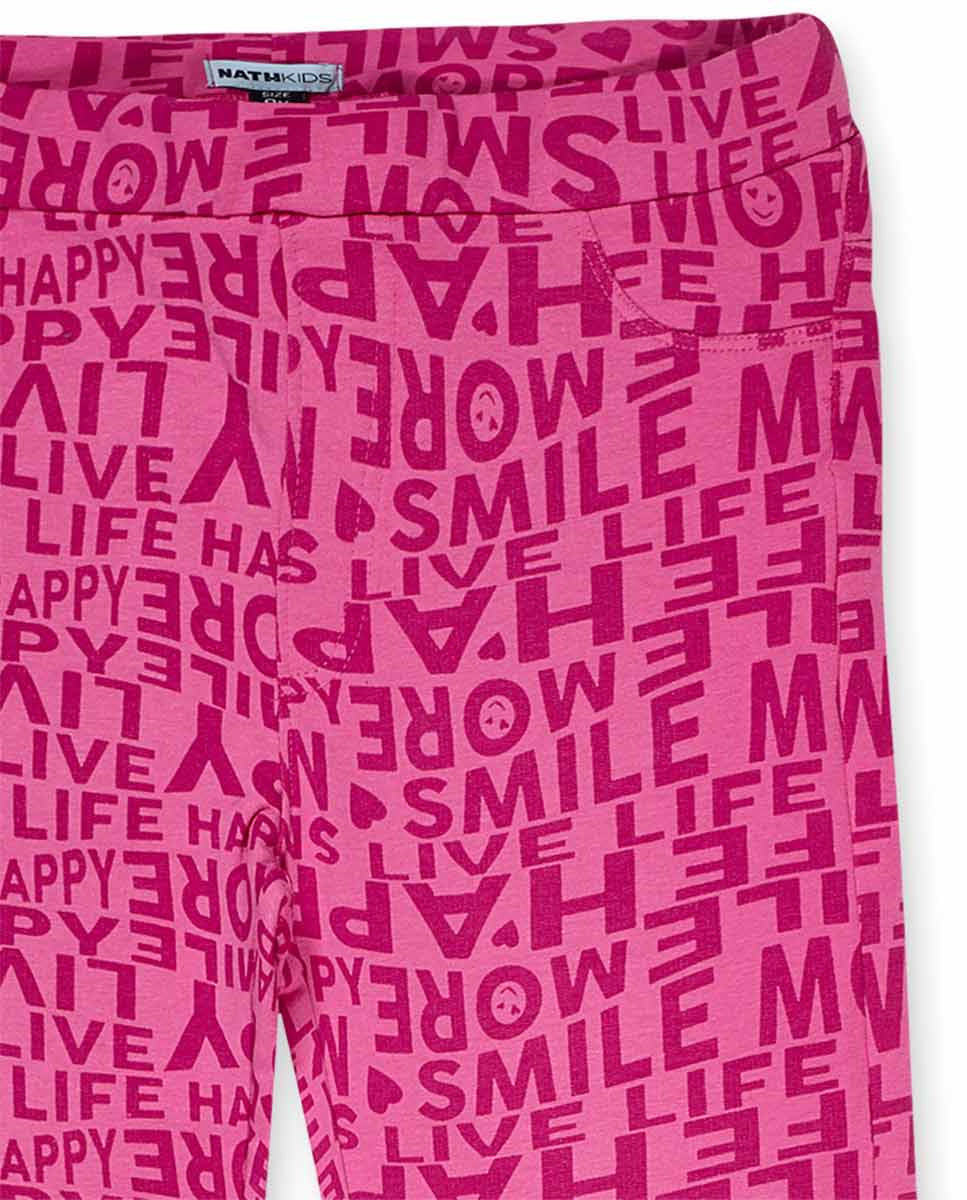 Legging punto rosa niña The happy World