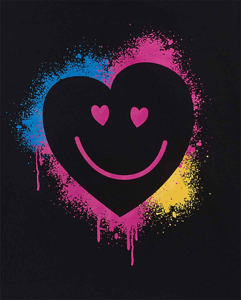 Camiseta punto negra niña The Happy World