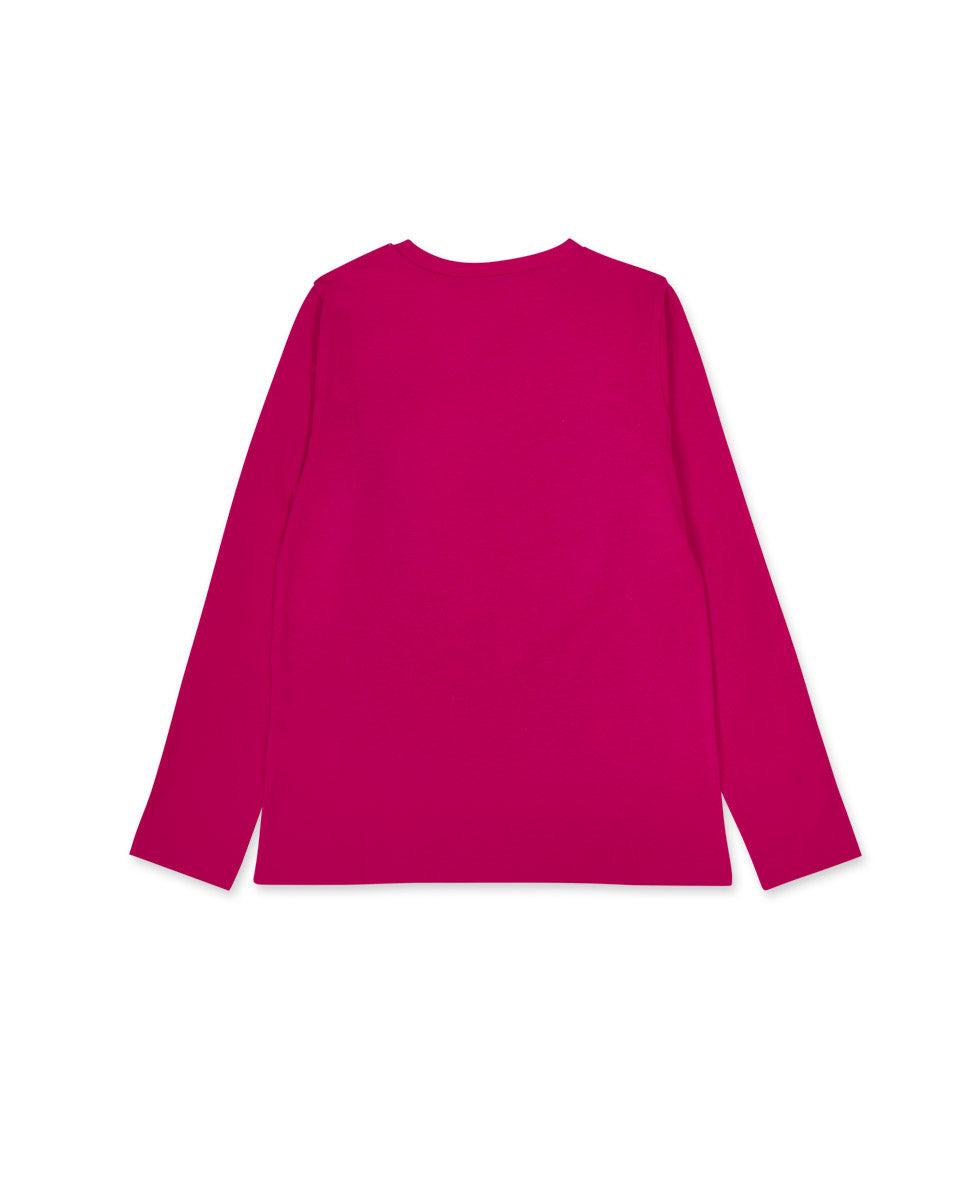 Camiseta punto rosa niña colección The Happy World