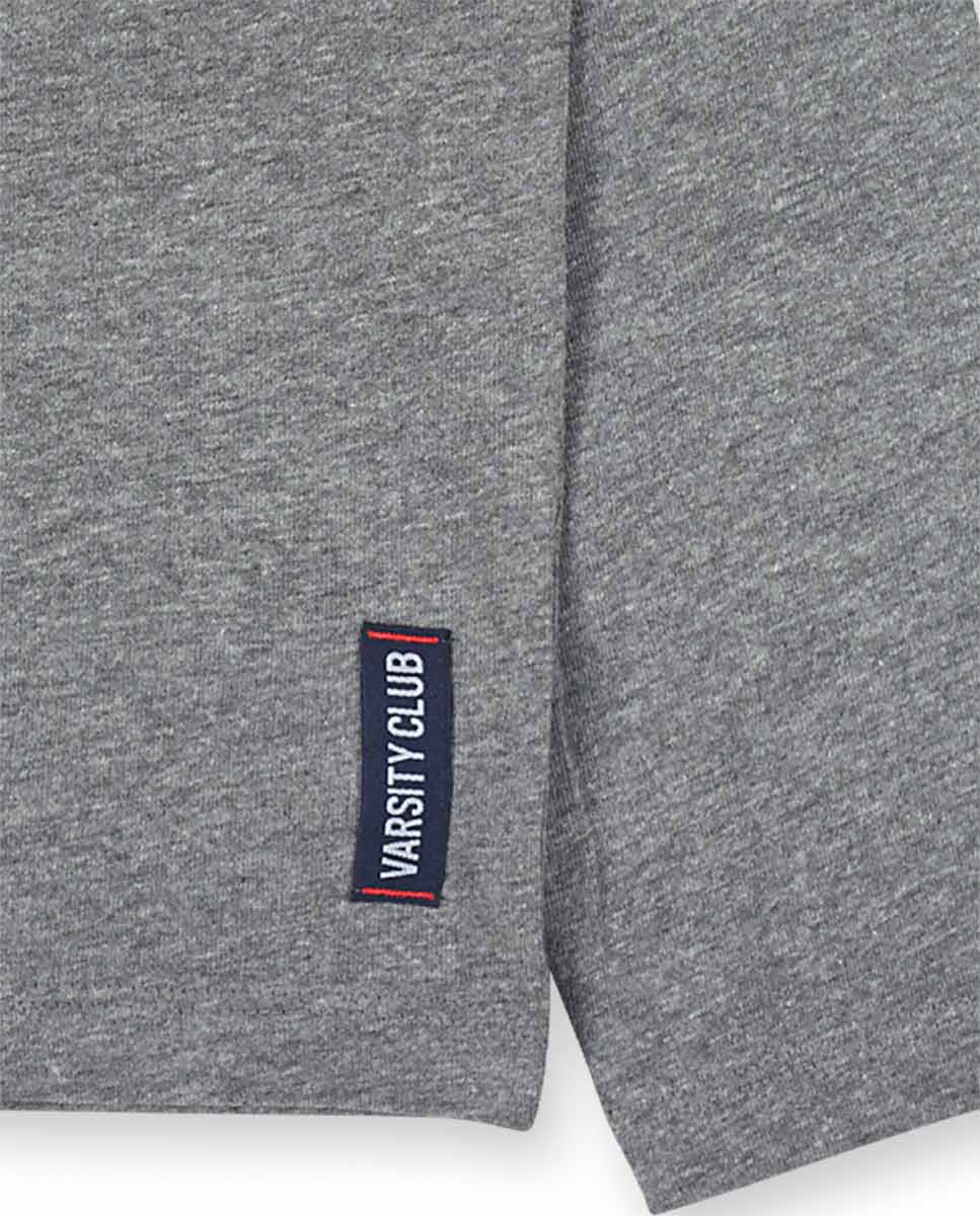 Camiseta punto gris niño Varsity Club