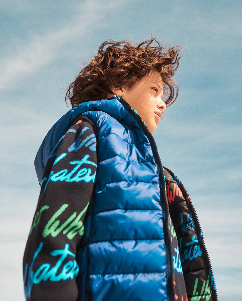 Chaleco plana azul niño Creative Minds