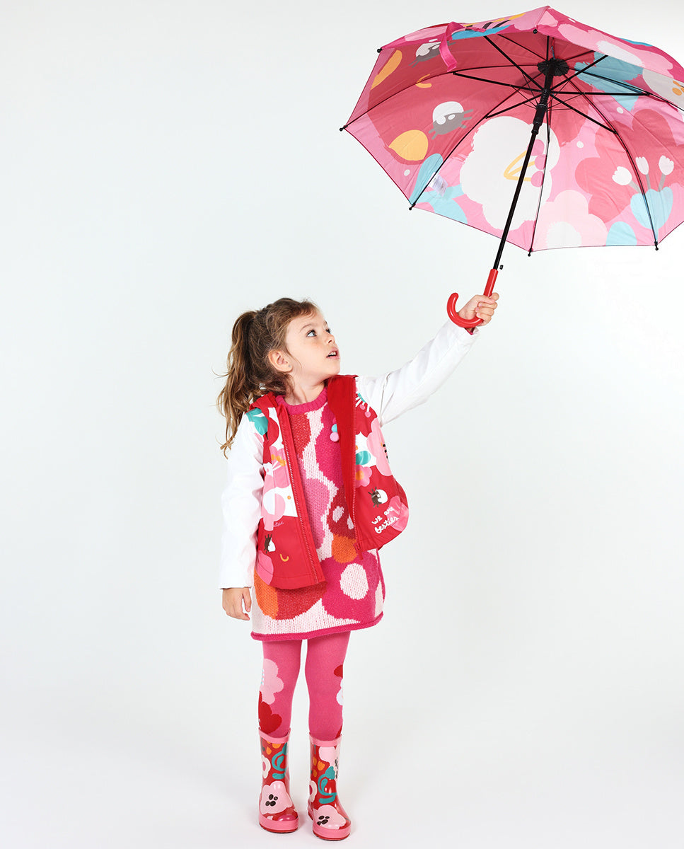 Paraguas estampado niña Besties