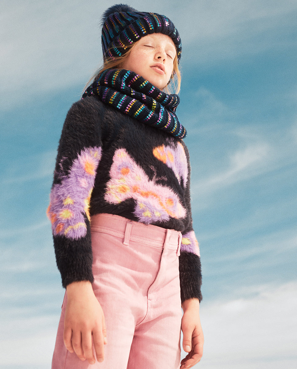 Jersey tricot azul niña Digital Dreamer