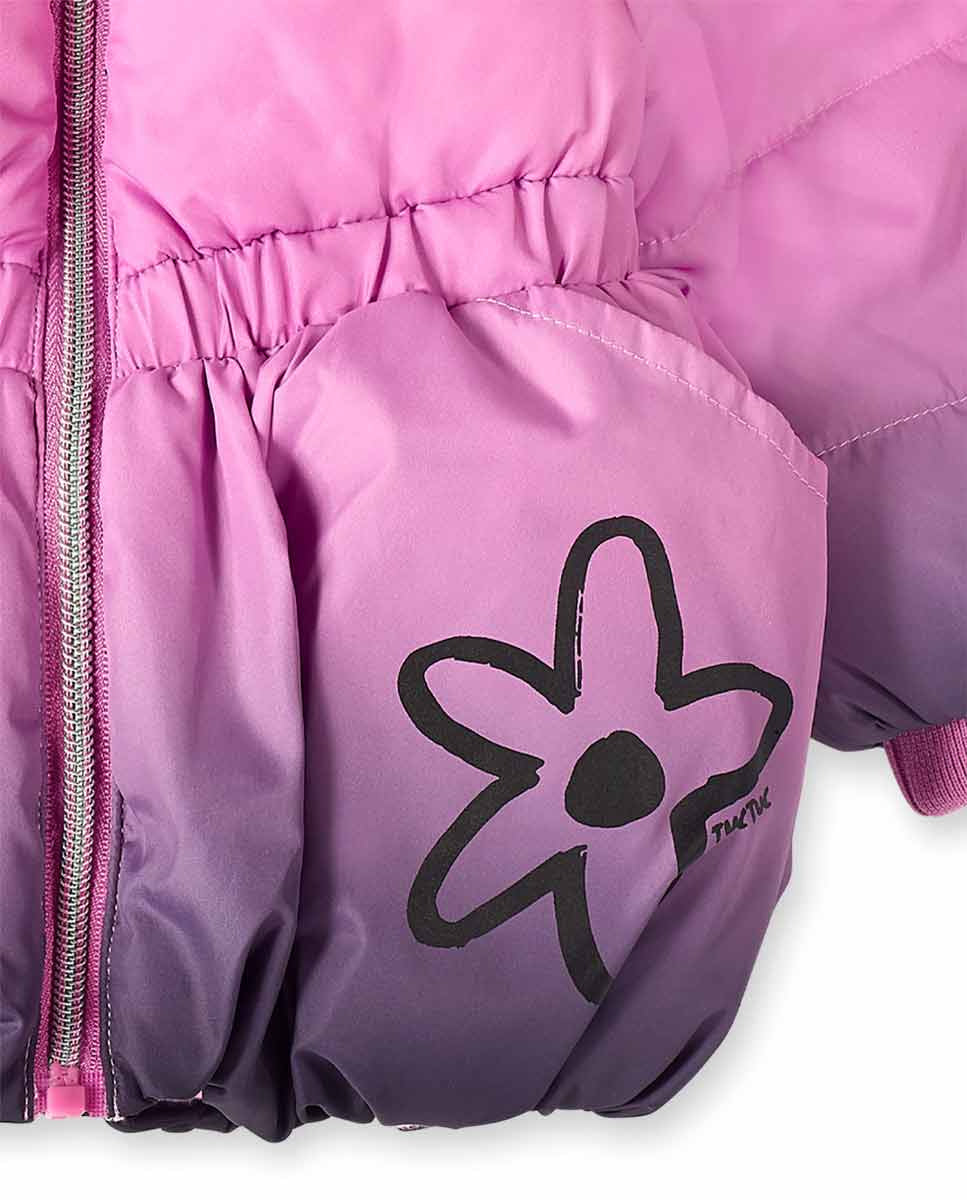 Parka acolchada rosa niña Big Hugs