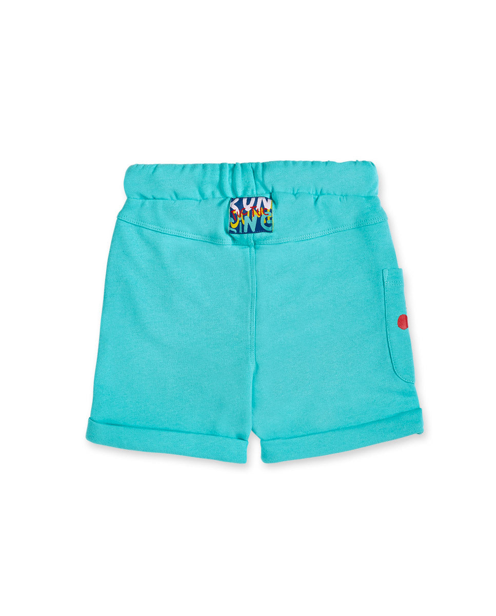 Bermuda felpa azul niño Run Sing Jump