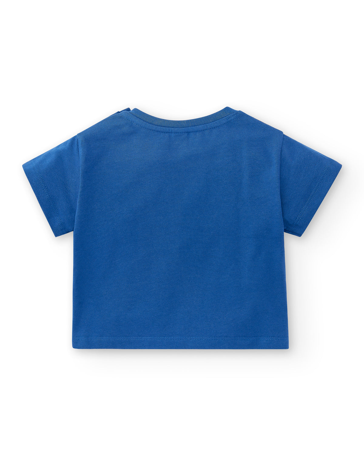 Camiseta punto azul niño Run Sing Jump