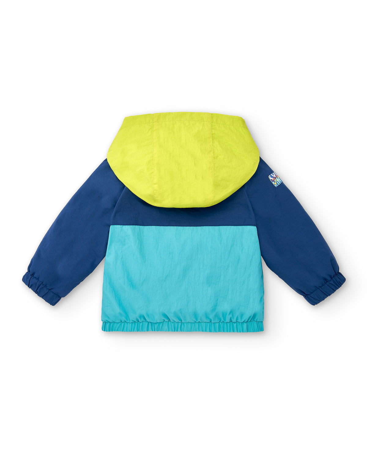 Cortavientos verde azul niño Run Sing Jump