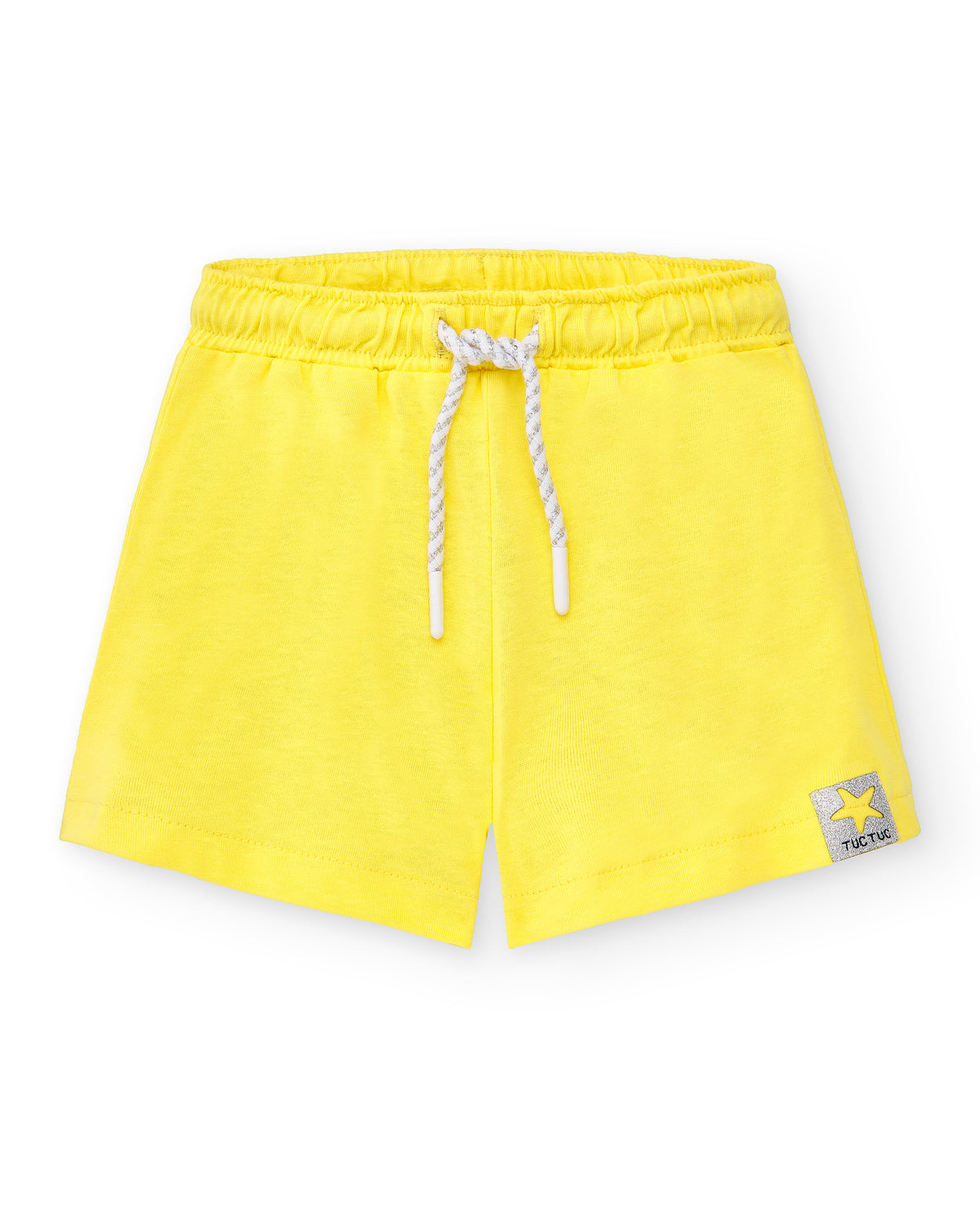 Pantalón corto amarillo niña Creamy Ice