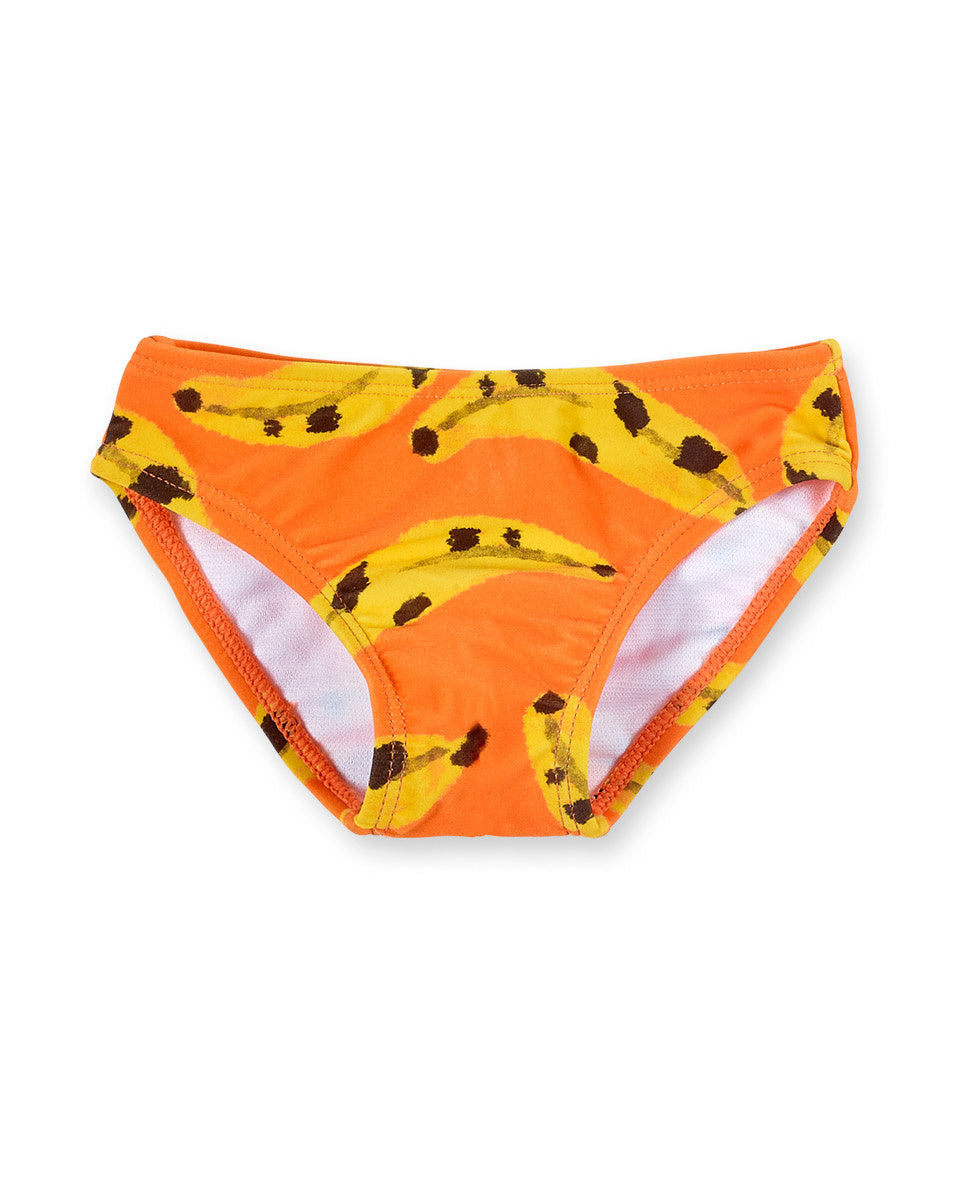Bañador slip naranja niño Banana Records