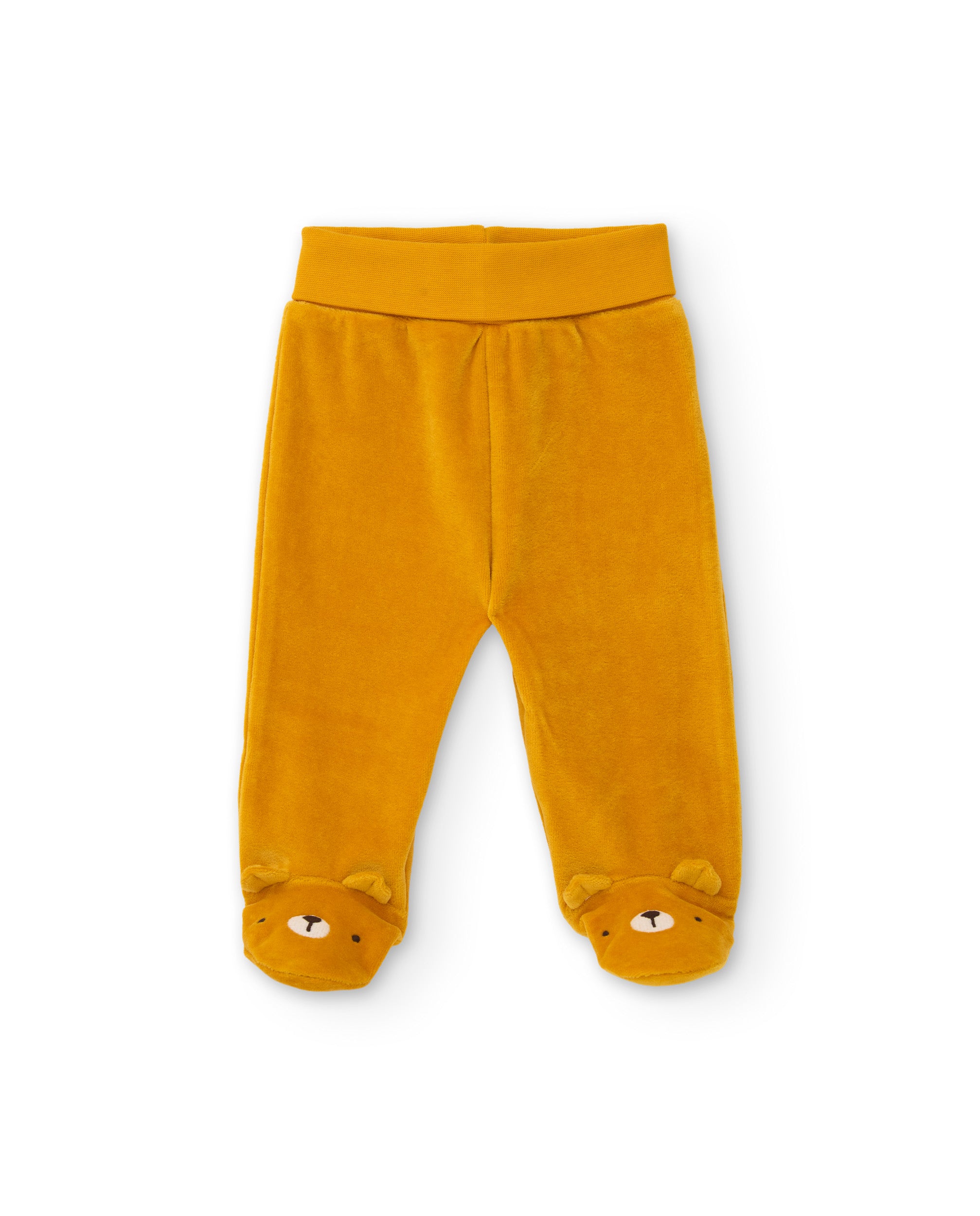 Conjunto de punto de bebé con camiseta cruzada