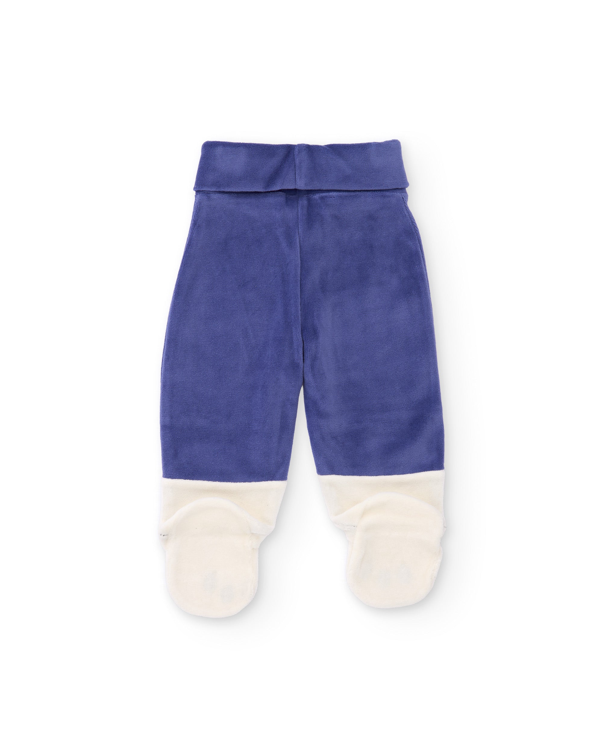 Conjunto de felpa de bebé con aplique de perrito