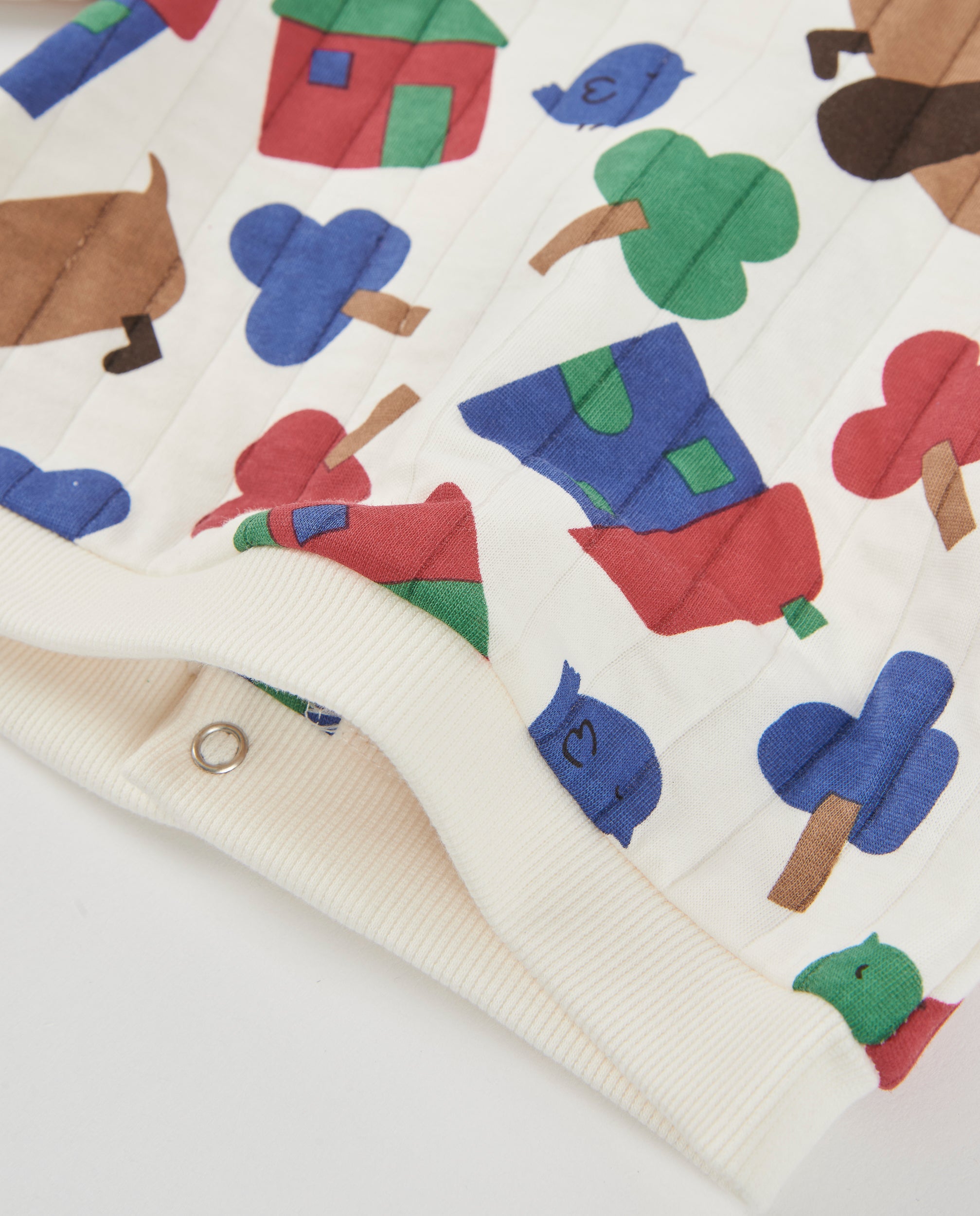 Conjunto de felpa de bebé con estampado de perritos