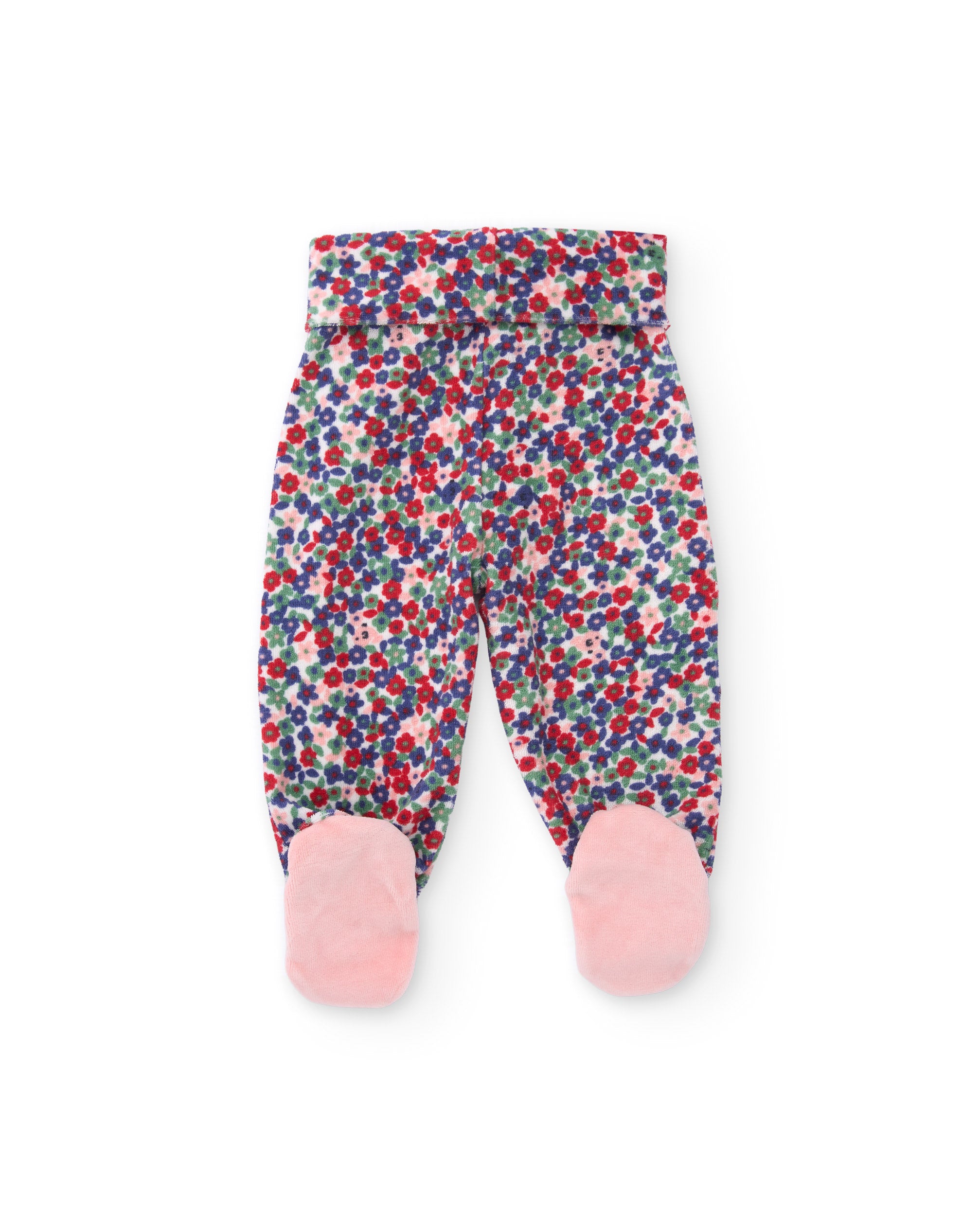 Conjunto de punto de bebé con bordado de perrito