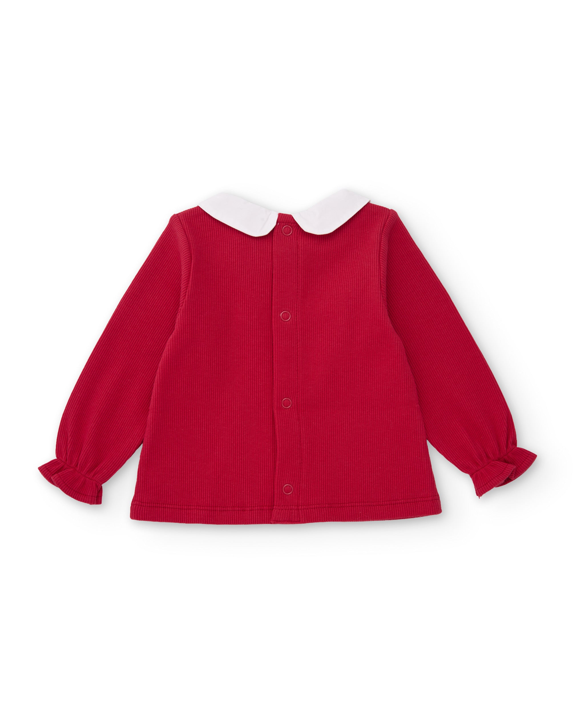 Conjunto de felpa de bebé con vestido