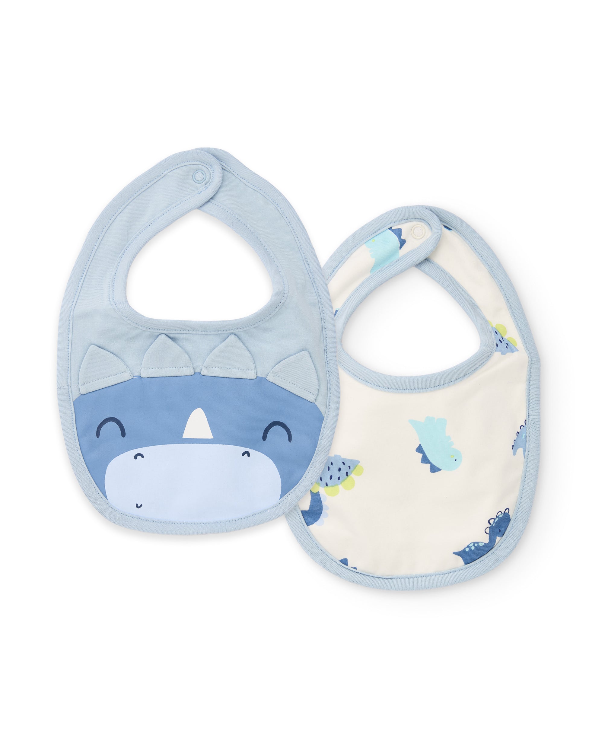 Pack de baberos de bebé de algodón y diseño divertido