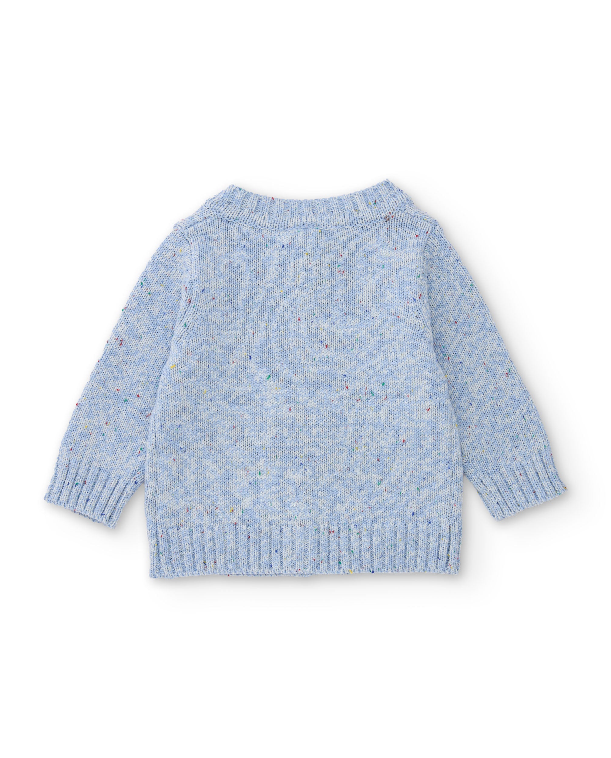 Chaqueta de tricot de bebé con botones frontales