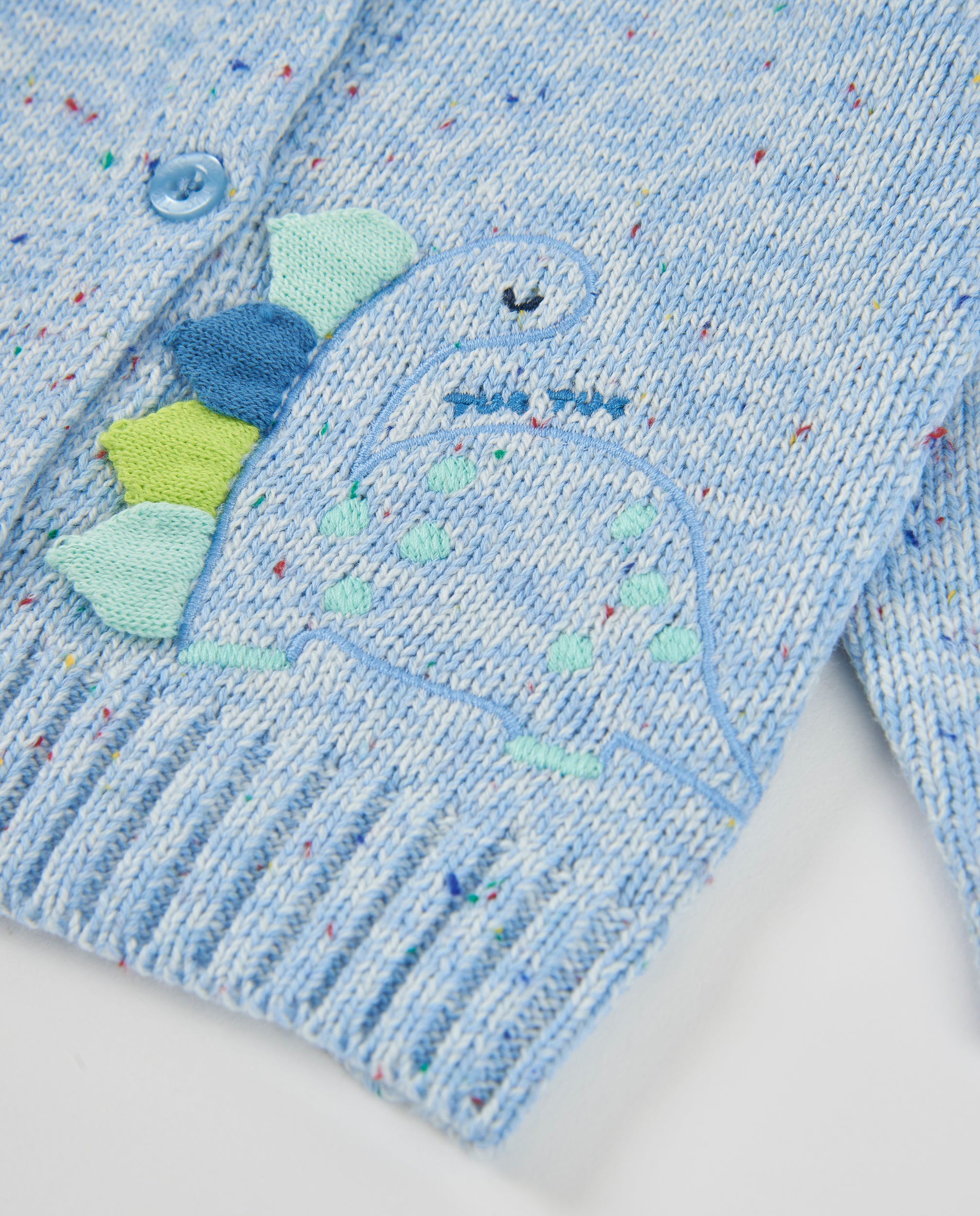 Chaqueta de tricot de bebé con botones frontales