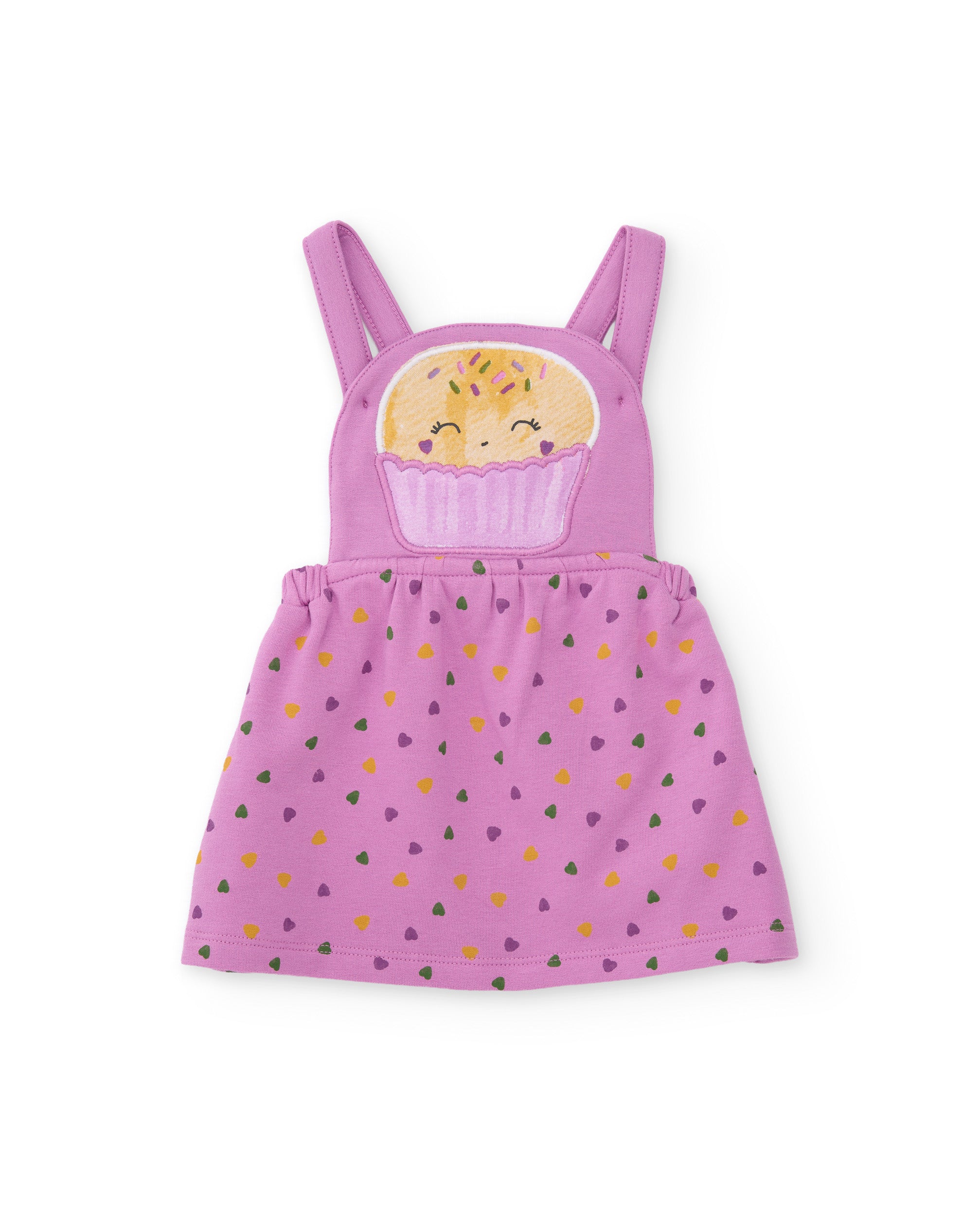 Conjunto de felpa de bebé con camiseta de cuello redondo