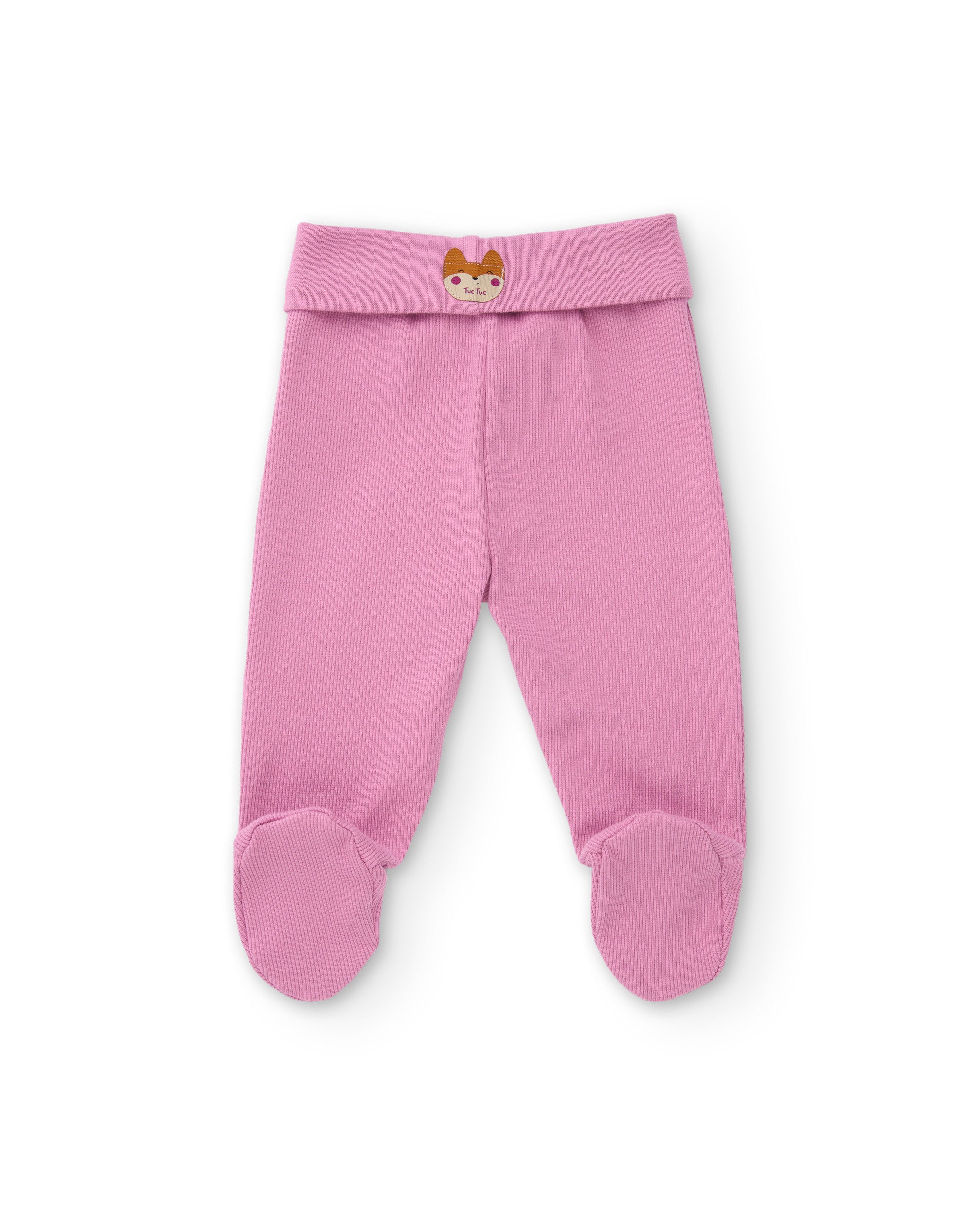 Conjunto de punto de bebé con camiseta estampada