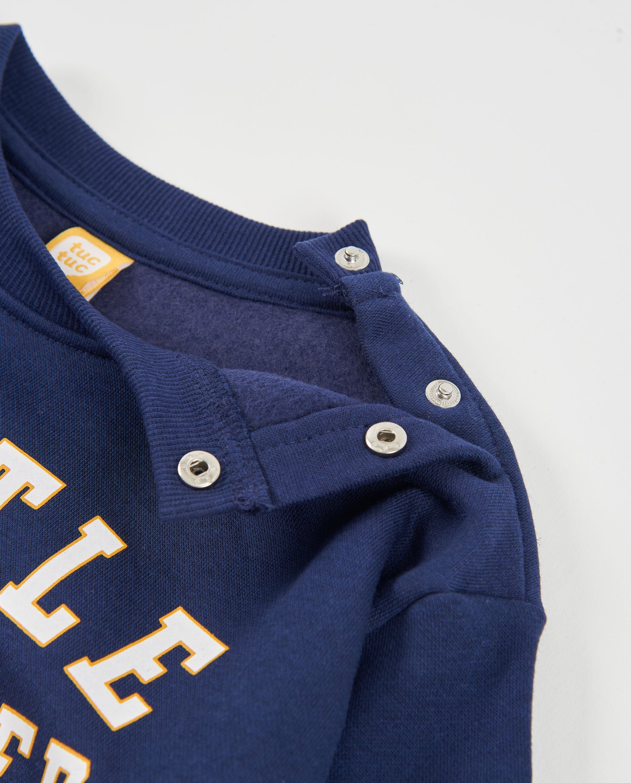 Sudadera de niño de felpa con estampado frontal