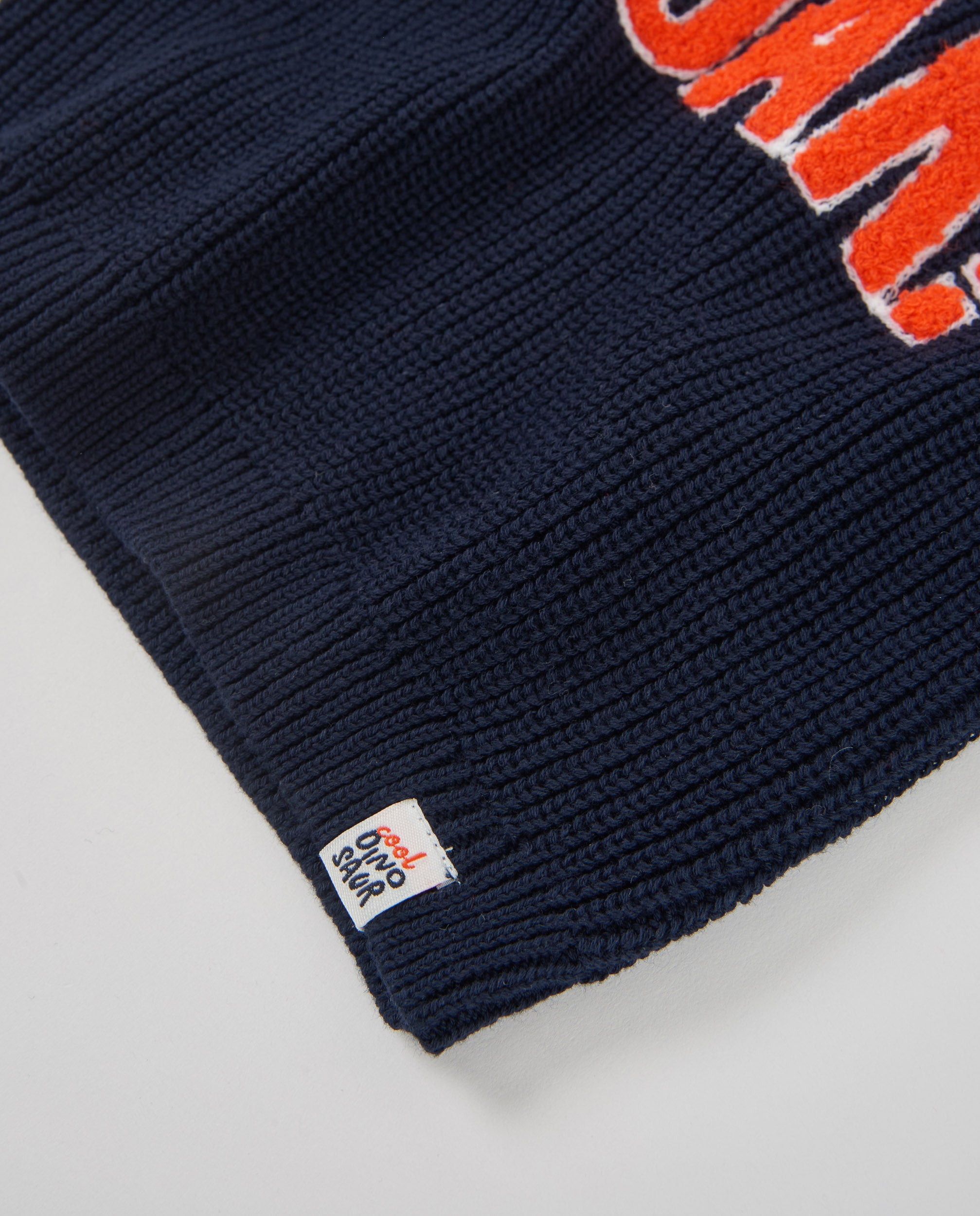 Sudadera de niño de tricot con mensaje frontal