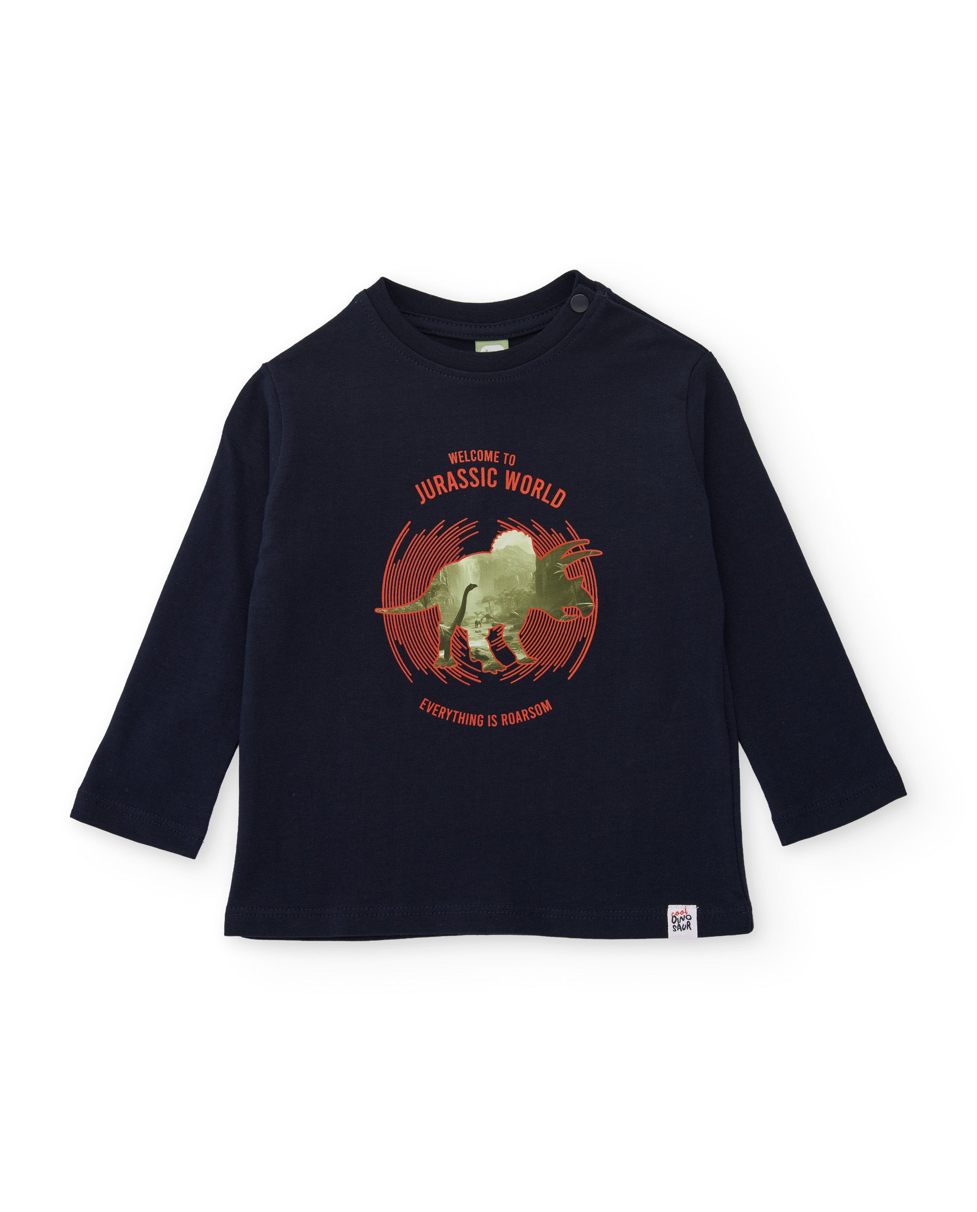 Camiseta de niño de punto con estampado jurásico