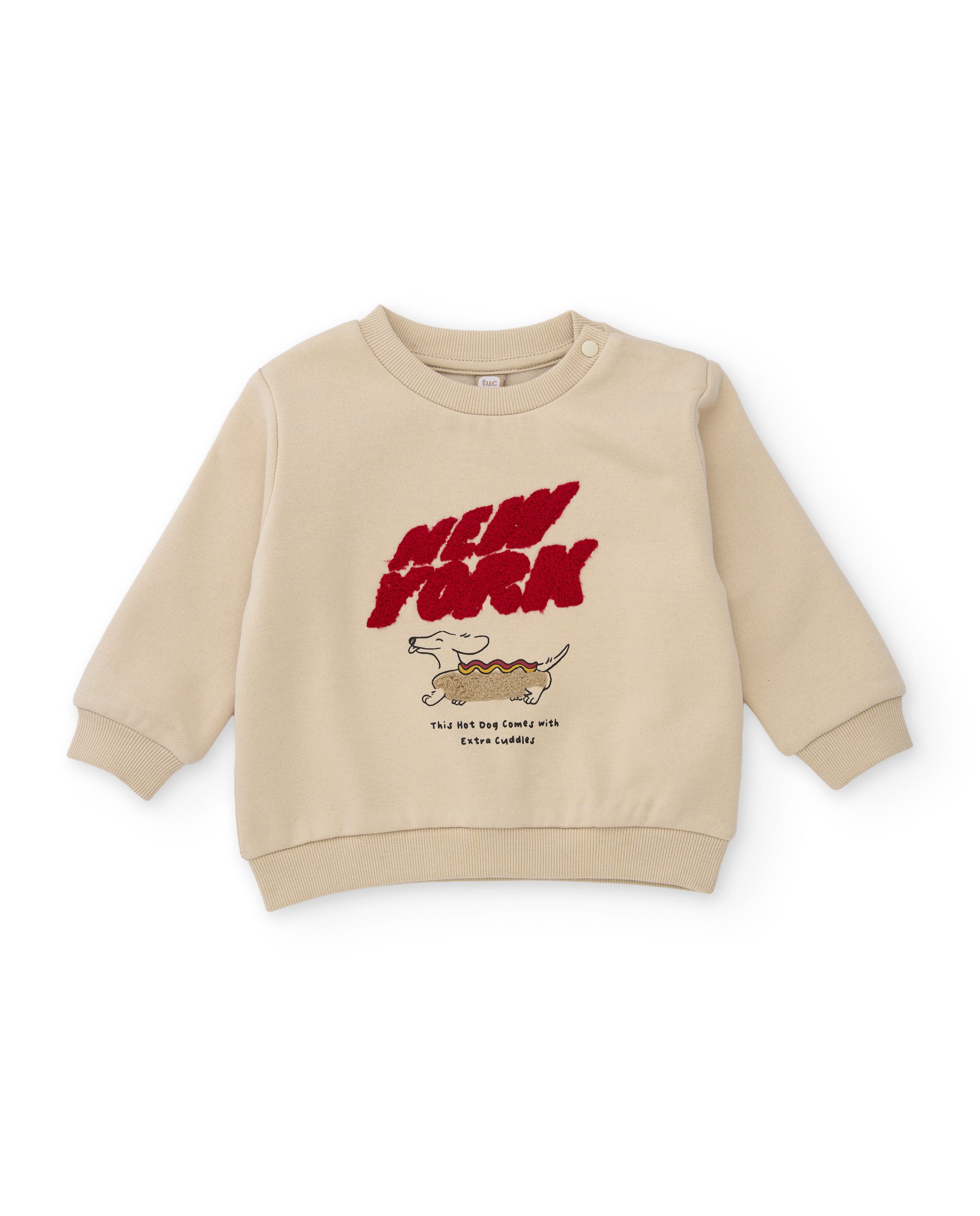 Sudadera de niño de felpa con estampado gráfico